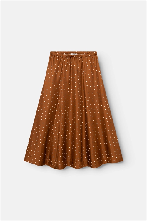 LOVECHILD SALLIE SKIRT DOT PRINT CARAMEL